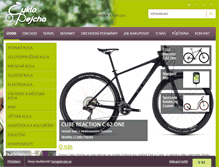 Tablet Screenshot of cyklopejcha.cz